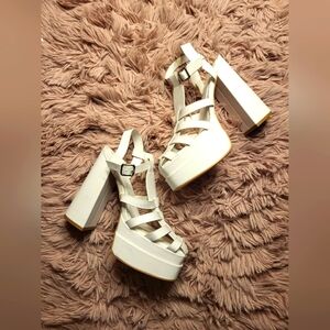 Olivia Jaymes Chunky Platform Heels